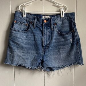 Madewell The Dad Jean Short Sz 27
